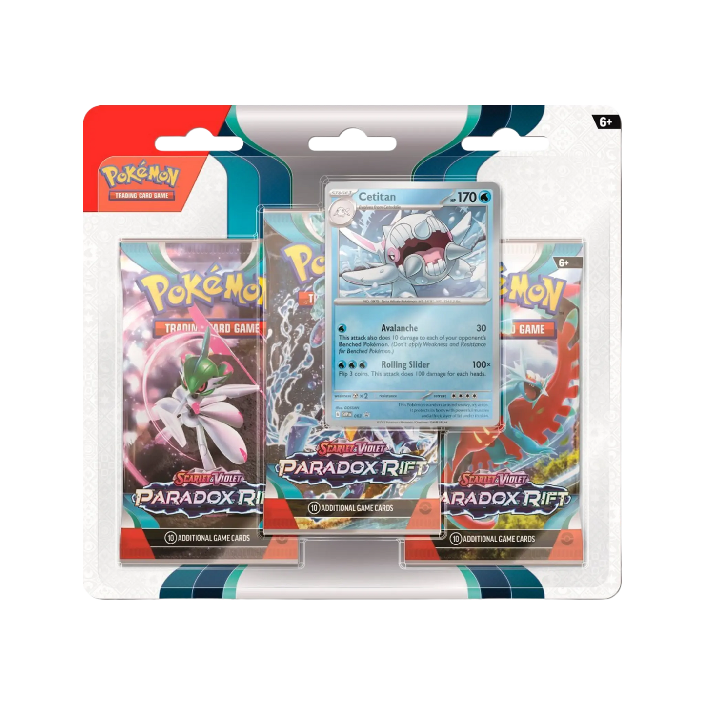 Pokémon TCG: Paradox Rift 3-Pack Blister
