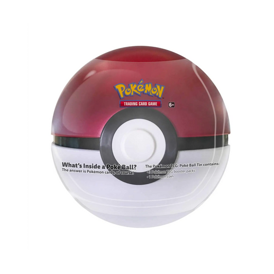 Pokémon TCG Poké Ball Tin - 3 Booster Packs + Stickers (Styles May Vary)