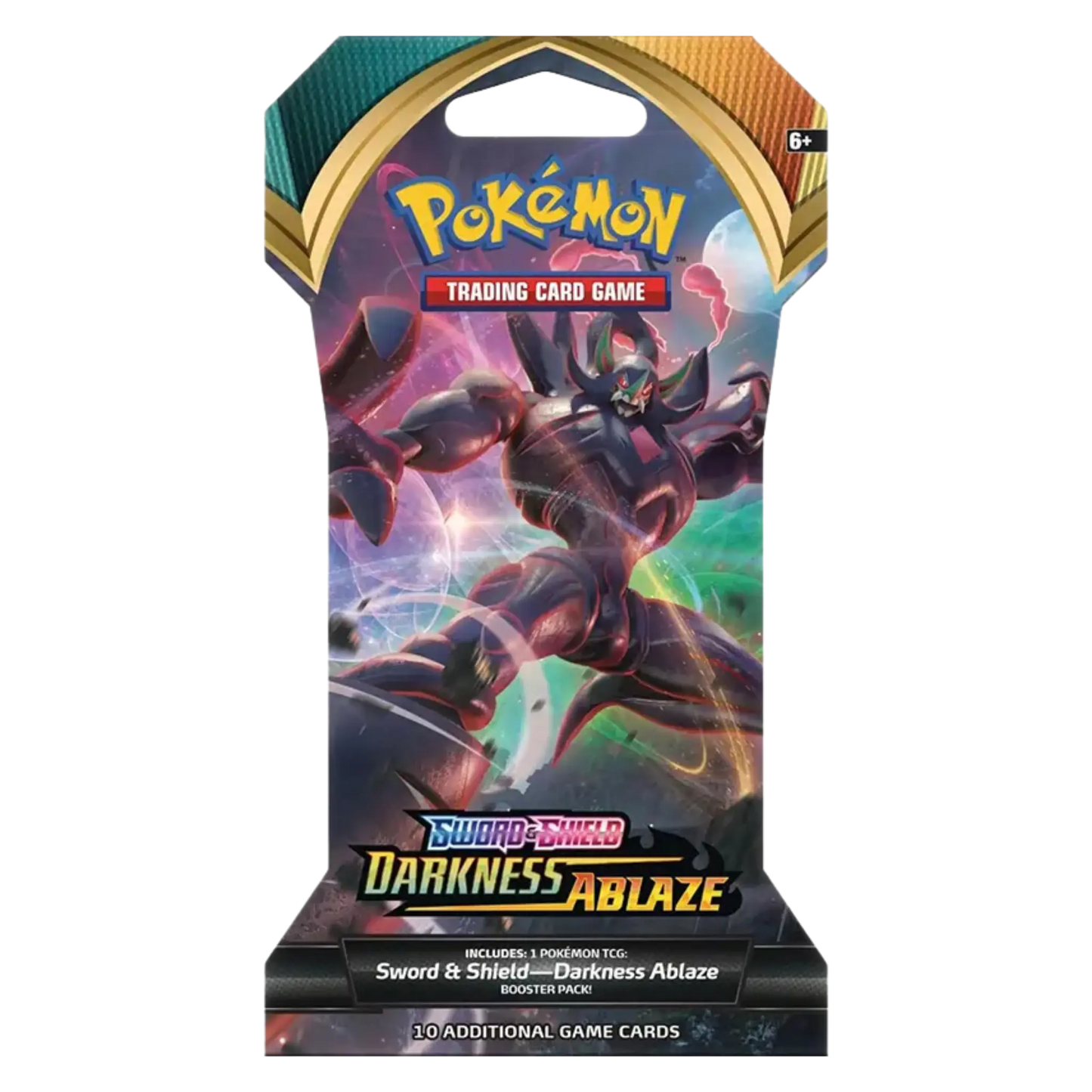 Pokémon TCG: Darkness Ablaze Booster Pack – Sword & Shield Sleeved