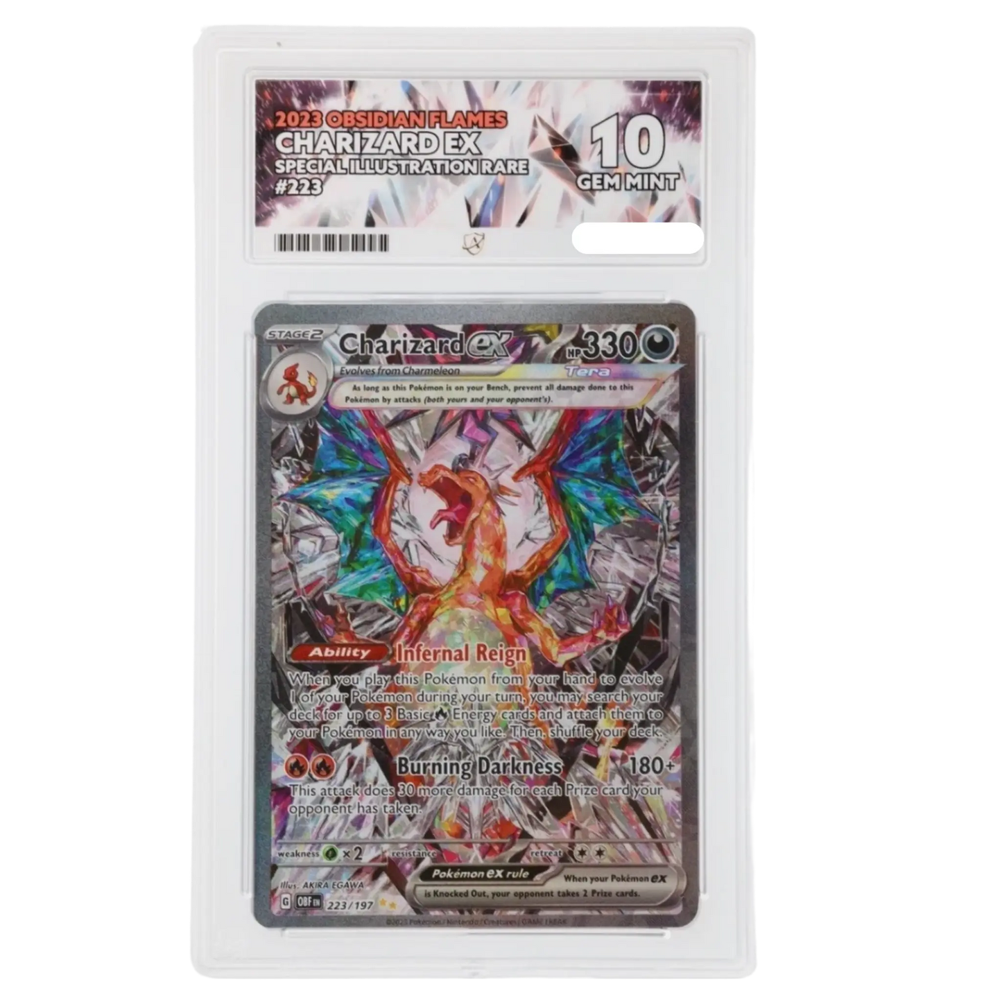 Charizard EX #223 – ACE 10 (Gem Mint)