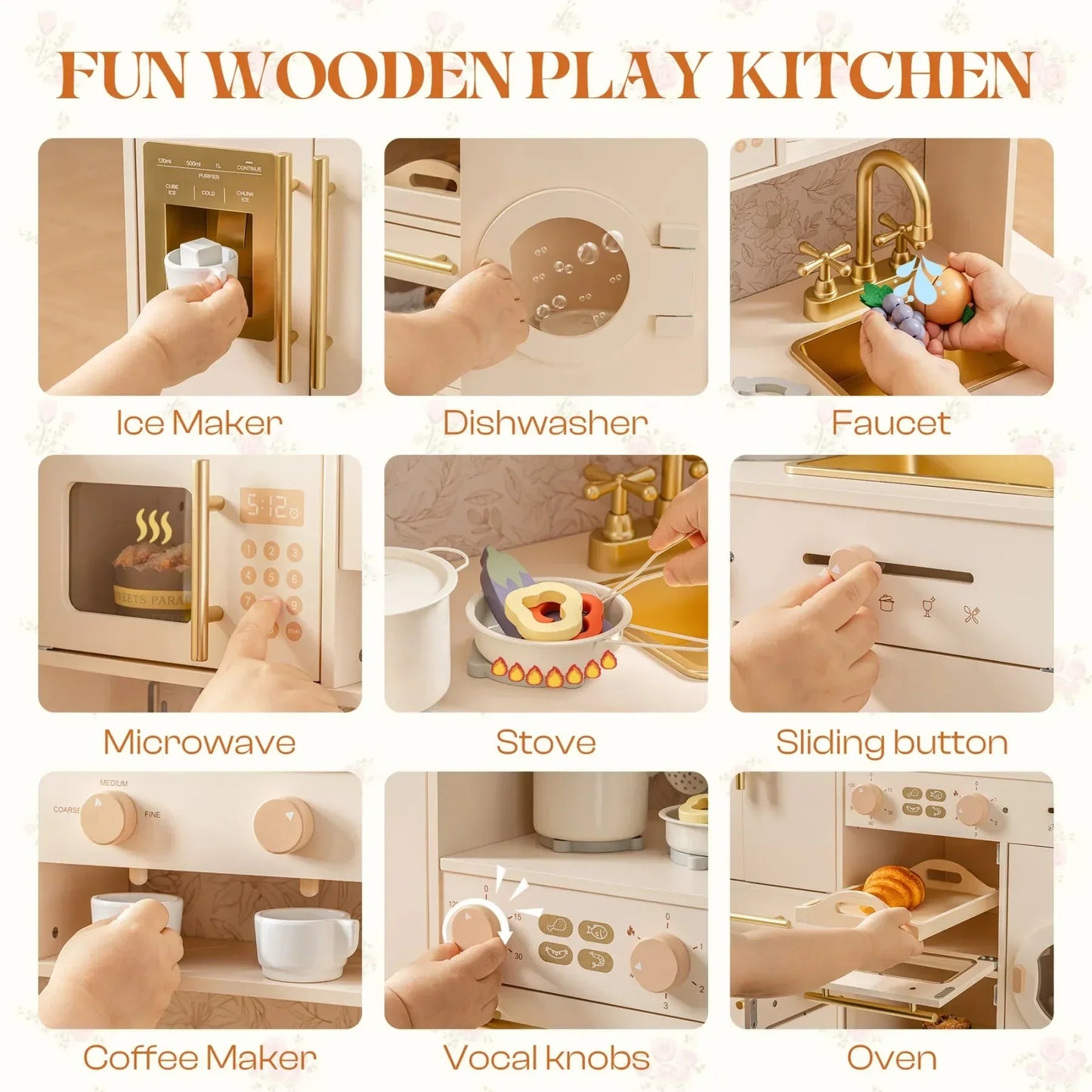 Toddler Chef - Wooden Play Kitchen