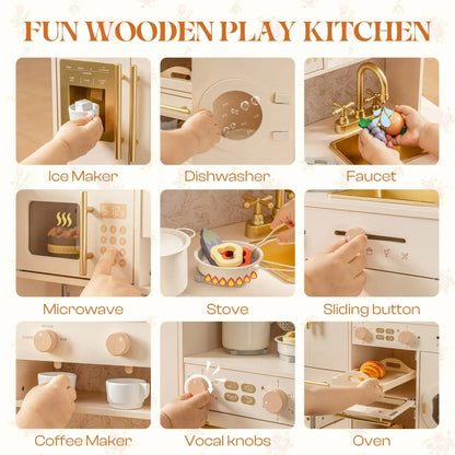 Toddler Chef - Wooden Play Kitchen