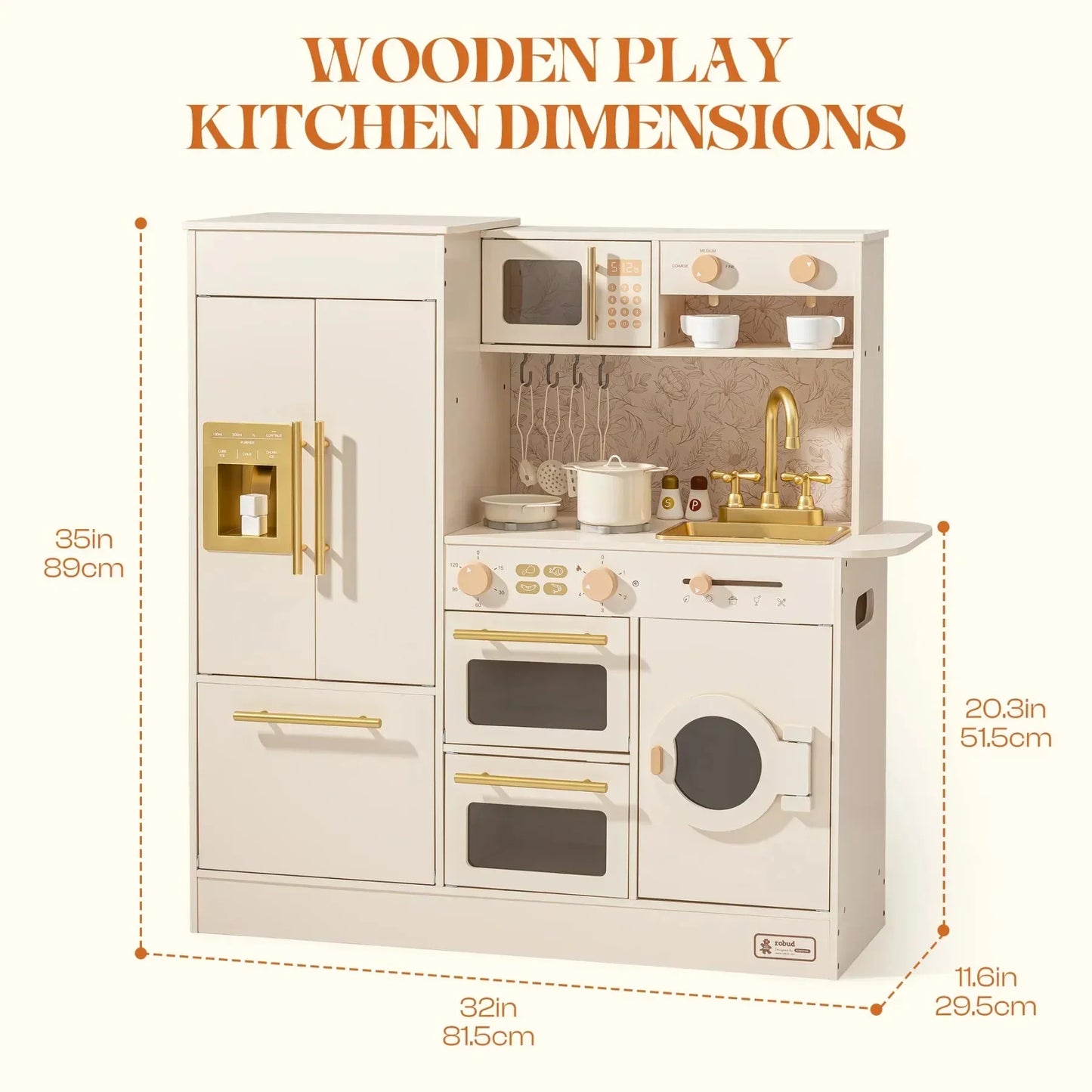 Toddler Chef - Wooden Play Kitchen