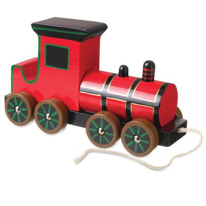 Steam Train Wooden Pull Along