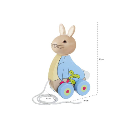 Peter Rabbit Wooden Pull Along Toy