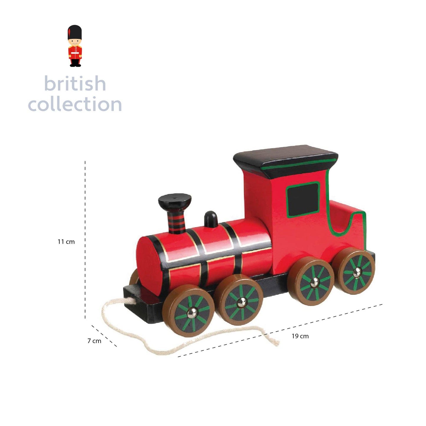 Steam Train Wooden Pull Along