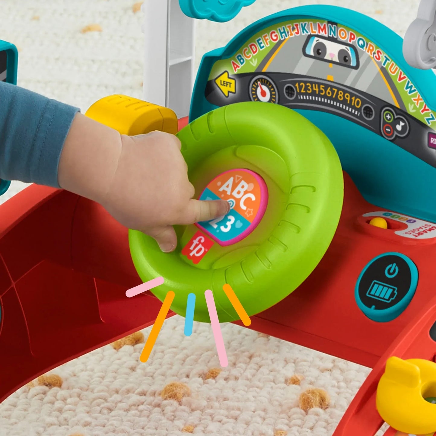 Fisher-Price 2-Sided Steady Speed Baby Walker