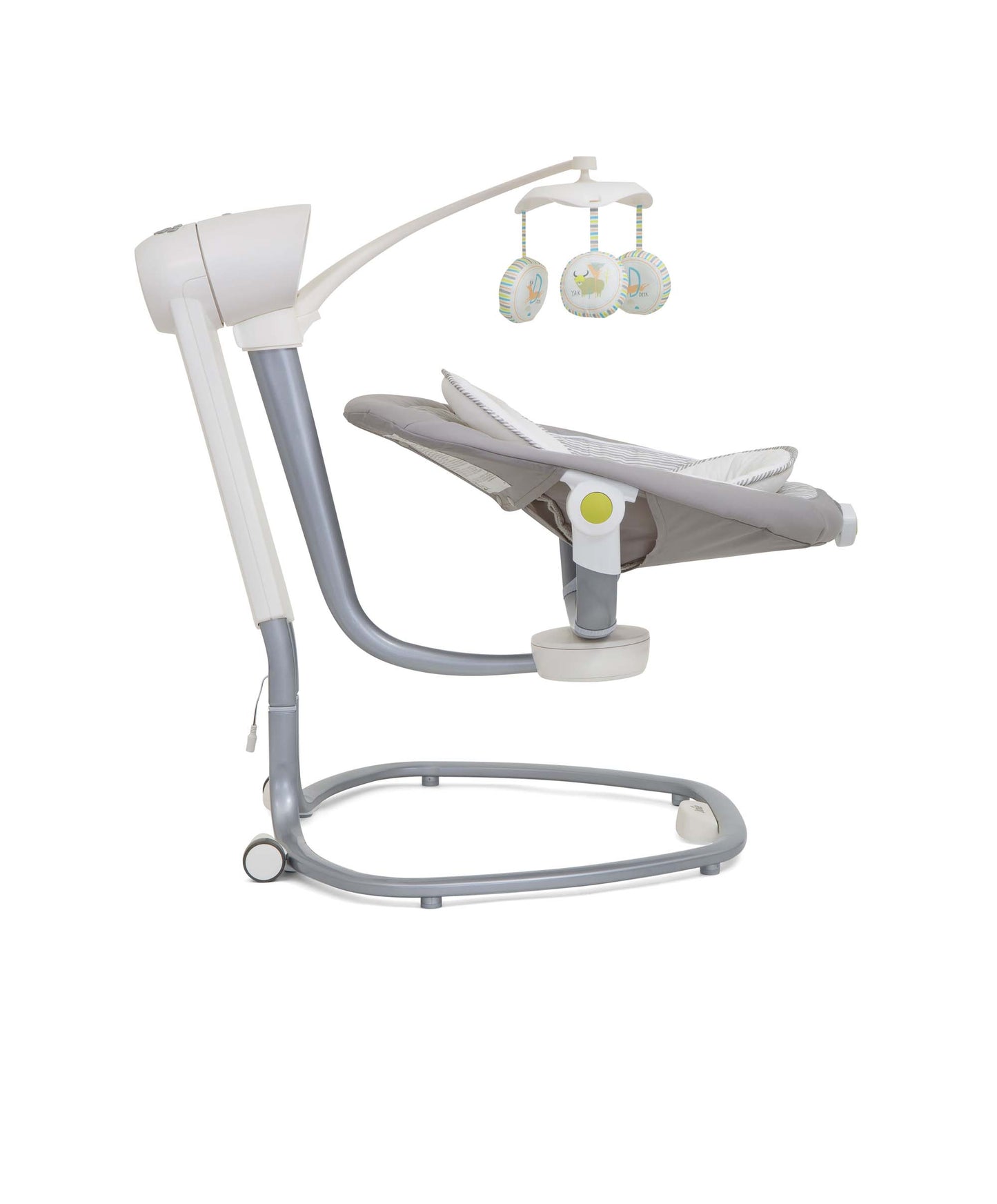 Electric Baby Swing Chair with Music & Vibration – Infant Soothing Rocker Seat (Nature Alphabet)