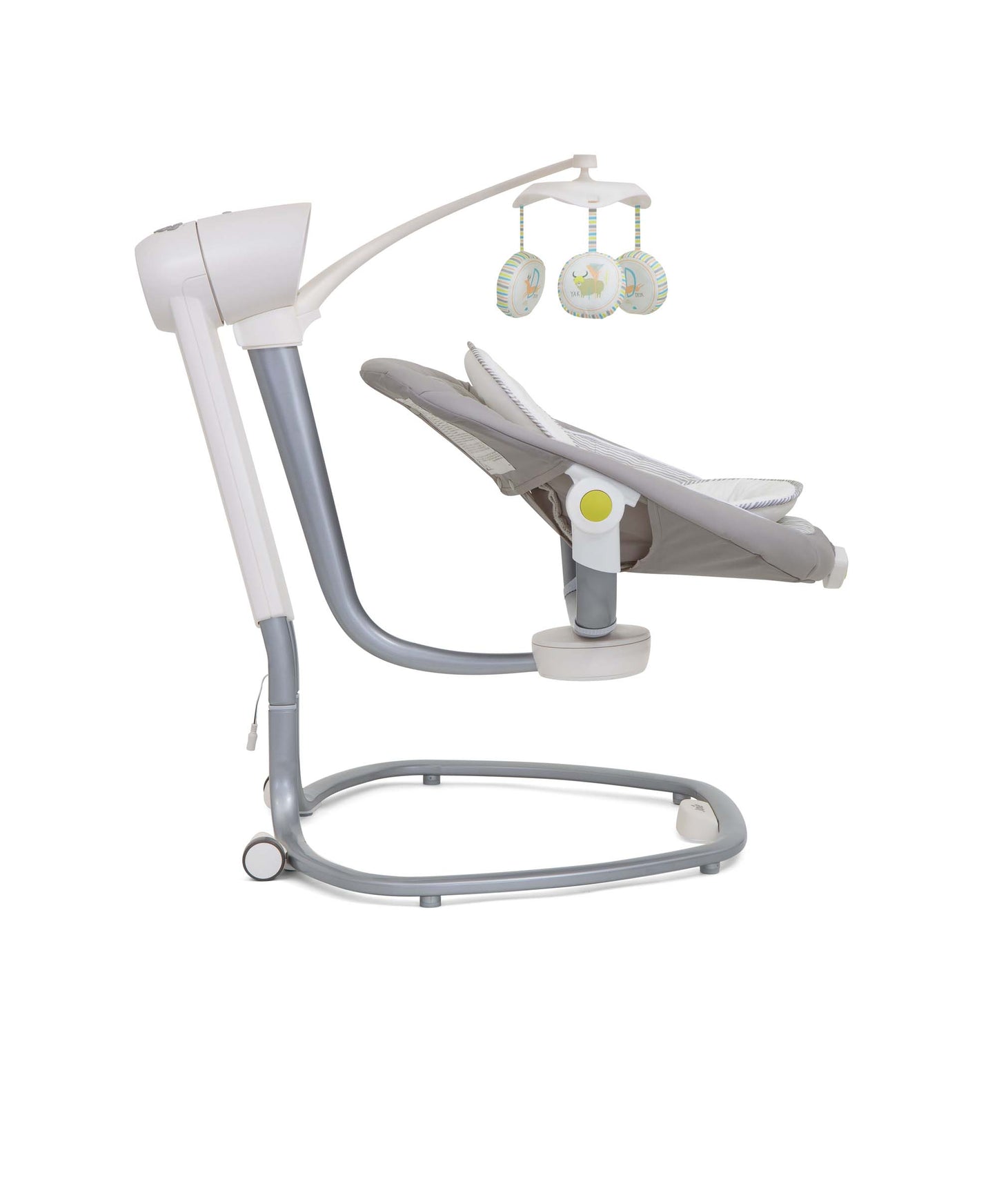 Electric Baby Swing Chair with Music & Vibration – Infant Soothing Rocker Seat (Nature Alphabet)