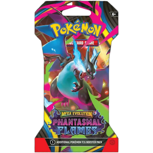 Pokemon TCG - Mega Evolutions - Phantasmal Flames - Sleeved Booster Pack