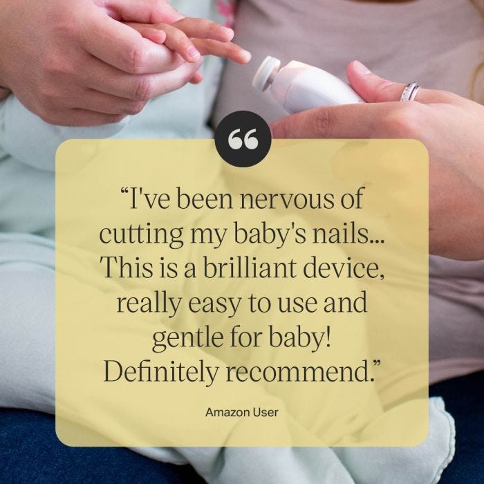 Electric Baby Nail File